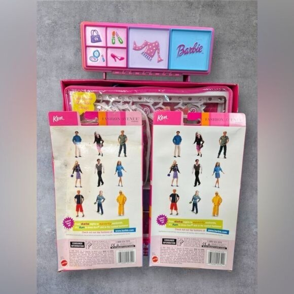 1999 Barbie Accessory Shoulder Bag & TARA Barbie Accessory Case with Ken Fashion - Picture 7 of 9